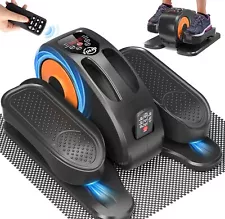 Under Desk Elliptical Machines for Home Use Seated Orange