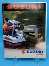 SUZUKI OUTBOARD MOTORS 1996 Product Catalog Sales Literature Flyer Brochure