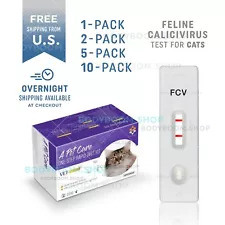 Feline CALICIVIRUS Ag Rapid Home Test Kit for Cats - 2, 5 or 10-Pack - from USA