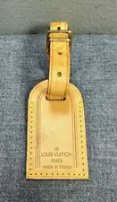 Louis Vuitton Vachetta Leather Luggage Tag with Address Insert