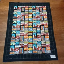 Vintage Texas hand made quilt Signed 2008. 63" x 47". Pre-owned