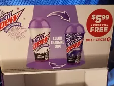 Mtn Dew Mountain Dew Purple Thunder Cup Display And Misc Signage Bundle