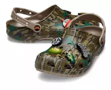 Luke Combs x Crocs Classic Clog Camo Fishing AOP UNISEX Sandals Shoes M5/W7