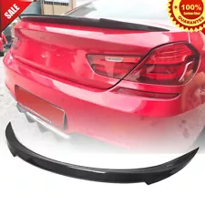 Carbon Fiber Rear Trunk Spoiler Wing For BMW F06 F13 650i M6 Gran Coupe 2013-16 (For: 2013 BMW 650i Gran Coupe)