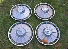 SET OF 4 1960 1961 CHEVY CORVAIR, MONZA 13" HUBCAPS WHEEL COVERS 60 61