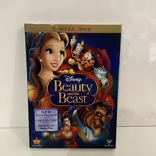 Beauty and the Beast (DVD, 2-Disc w/ Slipcover, 2010, Disney) BRAND NEW SEALED