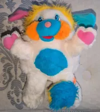 1986 POPPLES 12" WHITE PLUSH PRE OWNED USED TUSH TAG IS WORN OUT