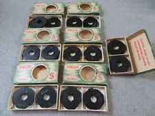 SINGER flat cams # 2-30 + STORAGE BOXES Model 306 319 320 328 348 418 478 &&