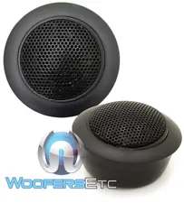 SPL 1" AUDIOPHILE SILK DOME FLUSH MOUNT 4-OHM SWIVEL TWEETERS CAR AUDIO PAIR NEW