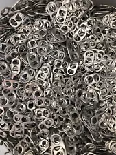 1000 ALUMINUM POP TOPS POP TABS PULL TABS BEER, SODA for Crafts Activities