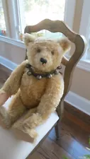 antique steiff teddy bear collar with large bells