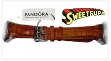 Pandora Imagine Watch Leather Band Stainless Steel Buckle 881037CA Brown NWT