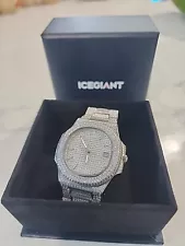 Moissanite VVS Diamond AP Watch Bust down Bussdown Automatic Iced Out