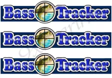 3 Bass Tracker Boat Stickers for boat restoration project