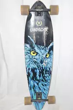 LANDYACHTZ 41" Blue Owl Design Print Longboard