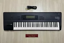 Korg 01/W FD 61-Key Keyboard Synthesizer with Power Cable Used from Japan