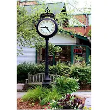 Main Street Tower Clock New Commercial Antique Victorian Style - The Baldwin