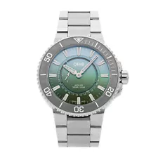 Oris Aquis Dat Watt Limited Edition II Auto Steel Men Watch 01 743 7734 4197-Set