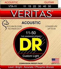 DR Strings Veritas VTA-11 Phosphor Bronze Acoustic Guitar Strings 11-50