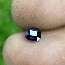 0.52 Cts CERTIFIED!!| natural loose|Sapphire | Violet | Octagon Shape | Stepcut