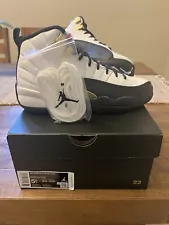 Air Jordan 12 Retro 'Royalty Taxi' White/Metallic Gold-Black 153265-170 Size 5.5