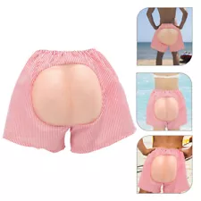 Adult Hilarious Mooning Shorts Pants Butt Costume Bottoms for Costume Party