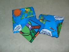 TEENAGE MUTANT NINJA TURTLES TMNT TWO BED SHEET SET - FITTED/FLAT/PILLOW CASE