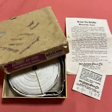 Vintage LUFKIN RULE CO. Non-Metallic Refill 0414LOSO Original Box Tape Measure