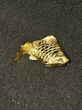 Golden Koi Fish Pendant