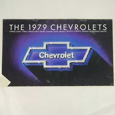 1979 Chevrolet Mini Sales Catalog / Brochure Print Ad Caprice Monte Carlo Impala