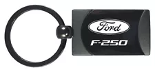 Ford F-250 Two-Tone Rectangular Key Fob (Gun Metal) (For: 1980 Ford F-250)