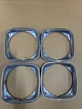 1970 Buick Wildcat Electra LeSabre RH/LH Headlight Bezels 1231710 SET OF 4