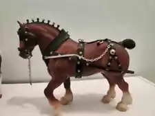 Traditional Breyer Clydesdale Stallion #80 Clydesdale Stallion WITH TACK