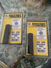 2 PACK Magazine for Mauser HSC Mag 32 ACP 7 RD Mag Clip .32 Auto Mags ACP USA