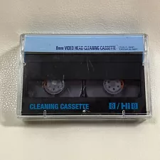 Hi 8 8mm Video Head Cleaning Cassette Video8 NOT FOR SALE Rare Japan