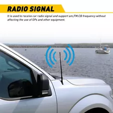 13" Universal Mount Car Radio AM/FM Amplified Signal Aerial Antenna F/Truck Boat (For: Volkswagen Phaeton)