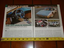 1986 1987 1988 1989 FERRARI 328 - ORIGINAL 2015 ARTICLE