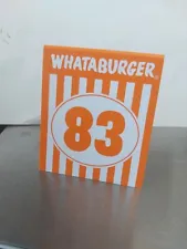 Whataburger Table Tent 83