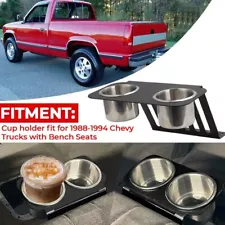 For Chevy Truck Cupholder Bench Seat 1988-1994 Suburban K/ C1500 Dual Cup Holder