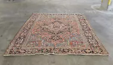 Antique Heriz Room Size Carpet