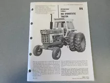 International 966 Hydrostatic Tractor Sales Info 4 Page