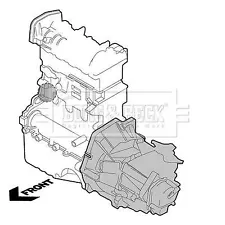 Genuine Borg & Beck Engine Mounting fits Mini 2000 BEM4036