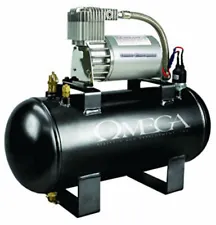 Newest Version! Omega AC15MP 12V 1.5 Gallon Oil-less Air Compressor