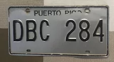 License plates from the island of Puerto Rico *