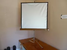 Portable Movie Screen with Tripod (37" x 38") - Great for Home Theater