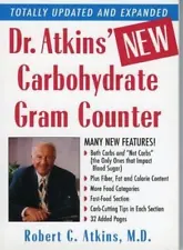 Dr. Atkins' New Carbohydrate Gram Counter- 0871318156, Atkins MD, paperback, new