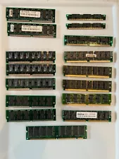 Lot of Old Vintage Computer PC SIMM DIMM RAM