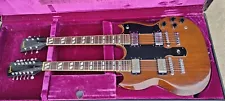 1970 Gibson EDS-1275 Double-Neck Walnut Electric Guitar w/ Original Case