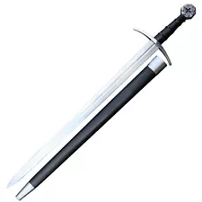 LEGENDAY DECORATIVE MEDIEVAL RENAISSANCE HOLY KNIGHT TEMPLAR SWORD WITH SCABBARD