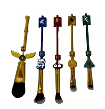 Storybook Cosmetics Harry Potter Makeup Brushes, 5 Pc, Die Cast Handles